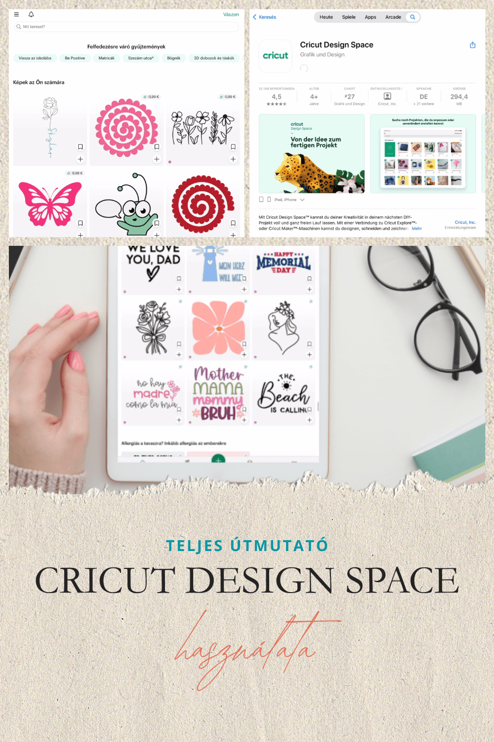 CRICUT DESIGN SPACE HASZNÁLATA – TELJES ÚTMUTATÓ KEZDŐKNEK