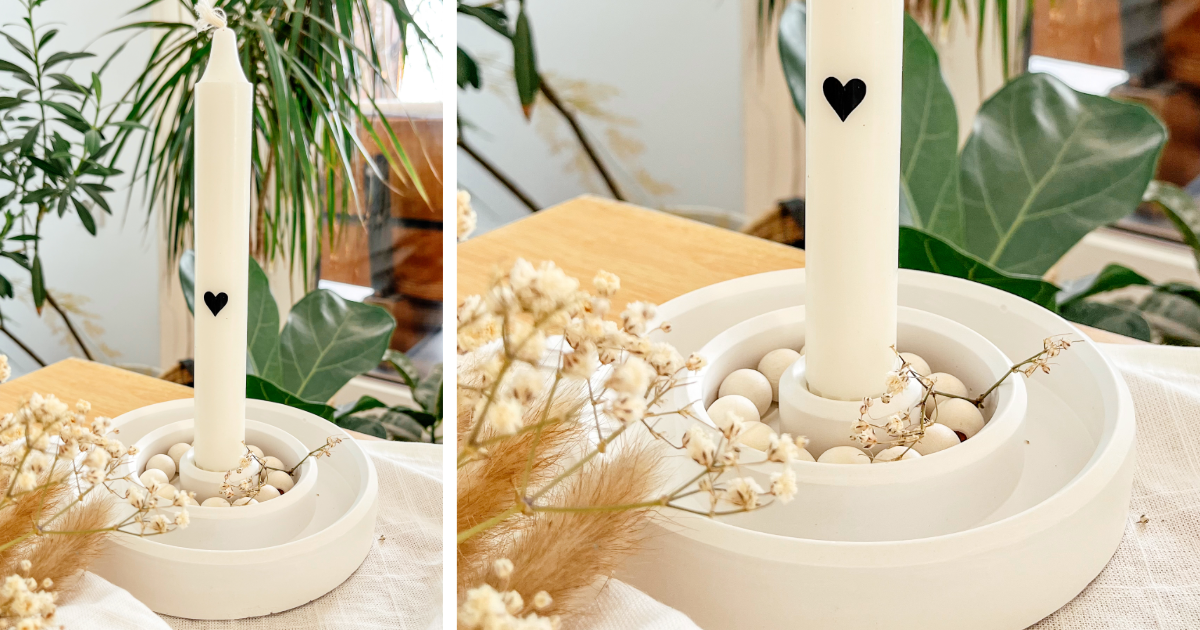 GYERTYATARTÓ KÉSZÍTÉS RAYSIN ÖNTŐPOR SEGÍTSÉGÉVEL CRICUT FÓLIÁVAL DÍSZÍTETT GYERTYÁVAL