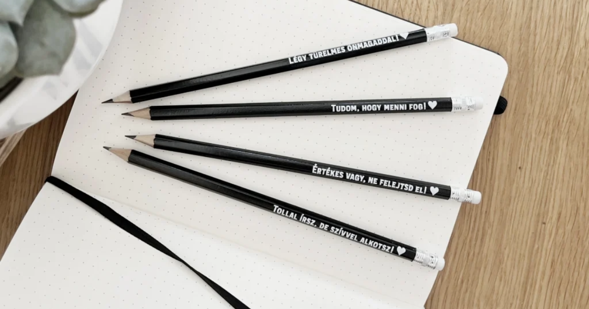 UV DTF matrica ceruzára