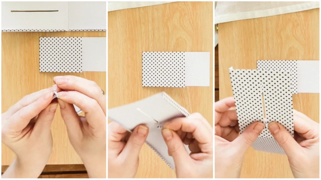 Hajtás és fül kialakítása