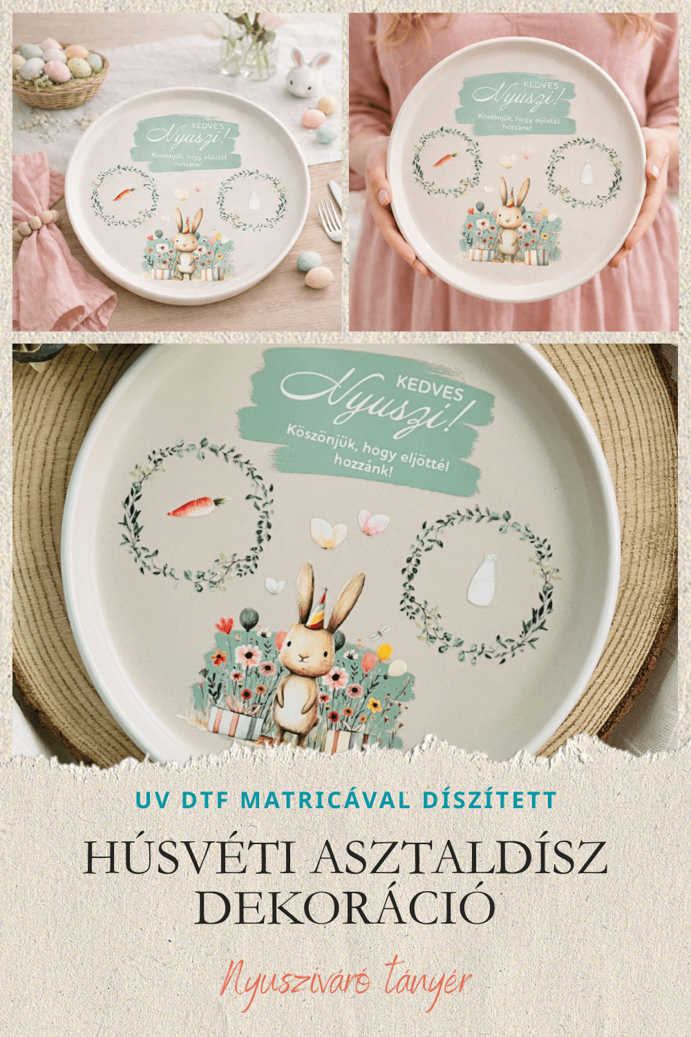 NYUSZIVÁRÓ HÚSVÉTI DEKORÁCIÓ – TAVASZI KÉZMŰVES ÖTLET GYEREKEKNEK