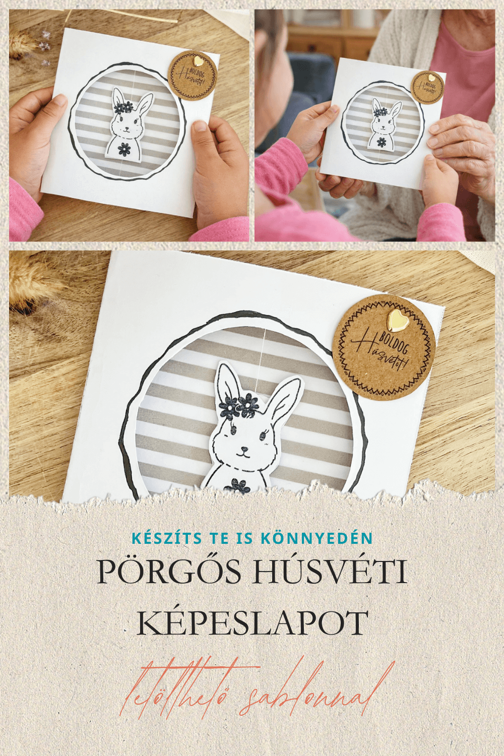 PÖRGŐS HÚSVÉTI KÉPESLAP NYUSZIVAL - ÚTMUTATÓ A LETÖLTHETŐ ÉS NYOMTATHATÓ SABLONHOZ