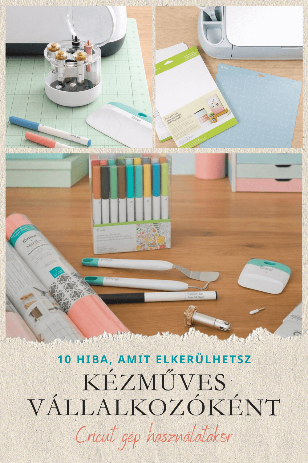 10 HIBA AMIT ELKERÜLHETSZ KEZDŐKÉNT A CRICUT GÉP HASZNÁLATA KÖZBEN