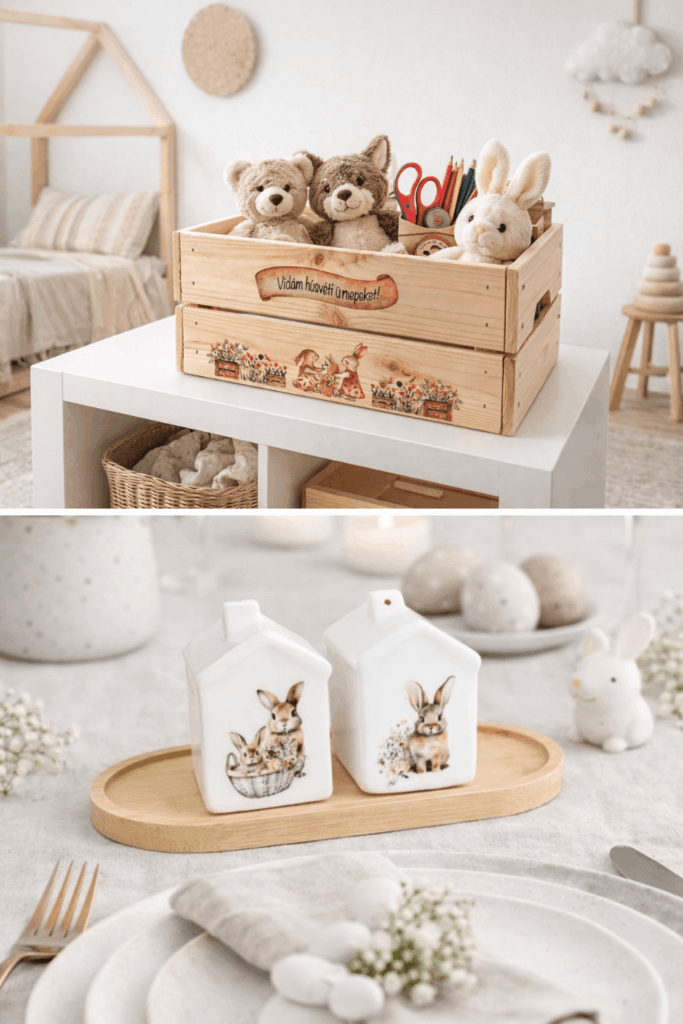 5 húsvéti dekoráció házilag – húsvéti nyuszis tavaszi dekorációk és ajándékok