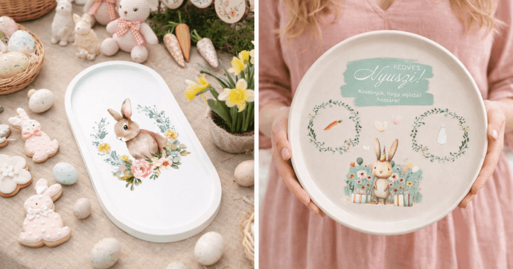 HÚSVÉTI DEKORÁCIÓ ÖTLETEK – 5 HÚSVÉTI ÖTLET UV DTF MATRICÁVAL