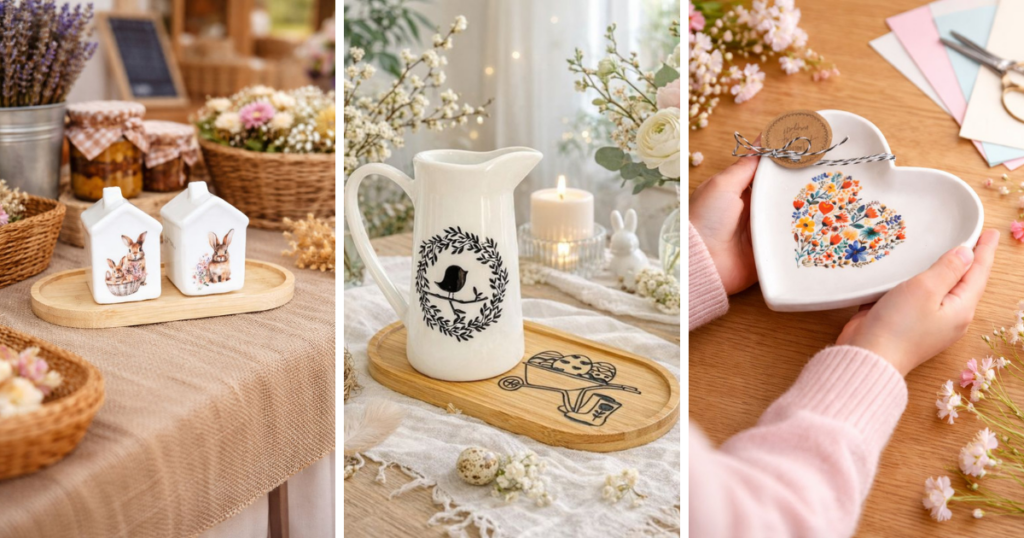 Húsvéti és anyák napi dekorációk - ajándékok - ötletek házilag készítve