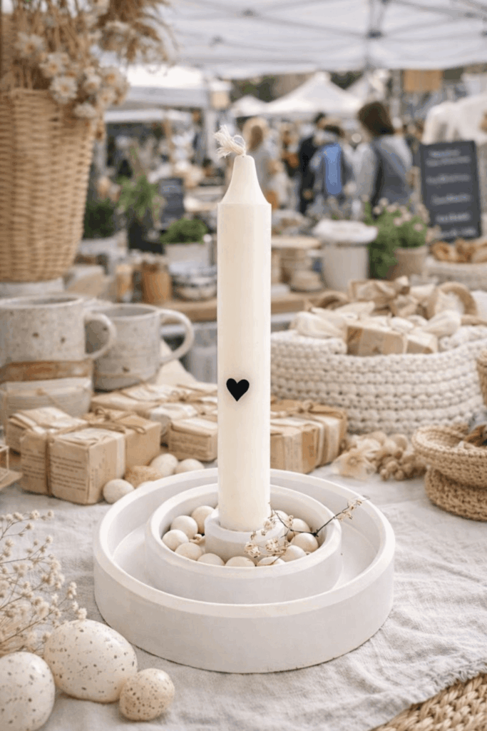 Húsvéti gyertyatartó Raysin öntőporból