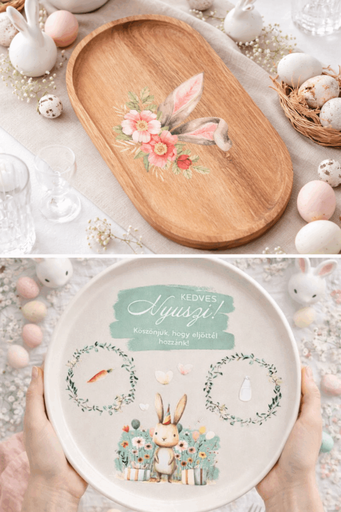 HÚSVÉTI DEKORÁCIÓ ÖTLETEK – 5 HÚSVÉTI ÖTLET UV DTF MATRICÁVAL