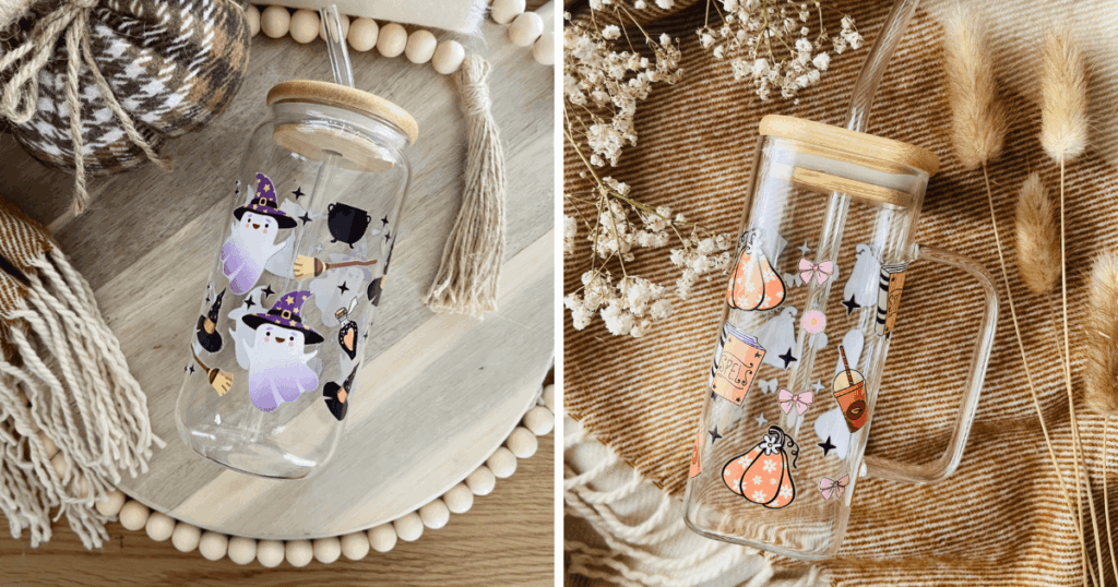 POHÁR FELIRATOZÁS UV DTF MATRICÁVAL – EGYEDI POHÁR KÉSZÍTÉS POHÁRFÓLIÁVAL