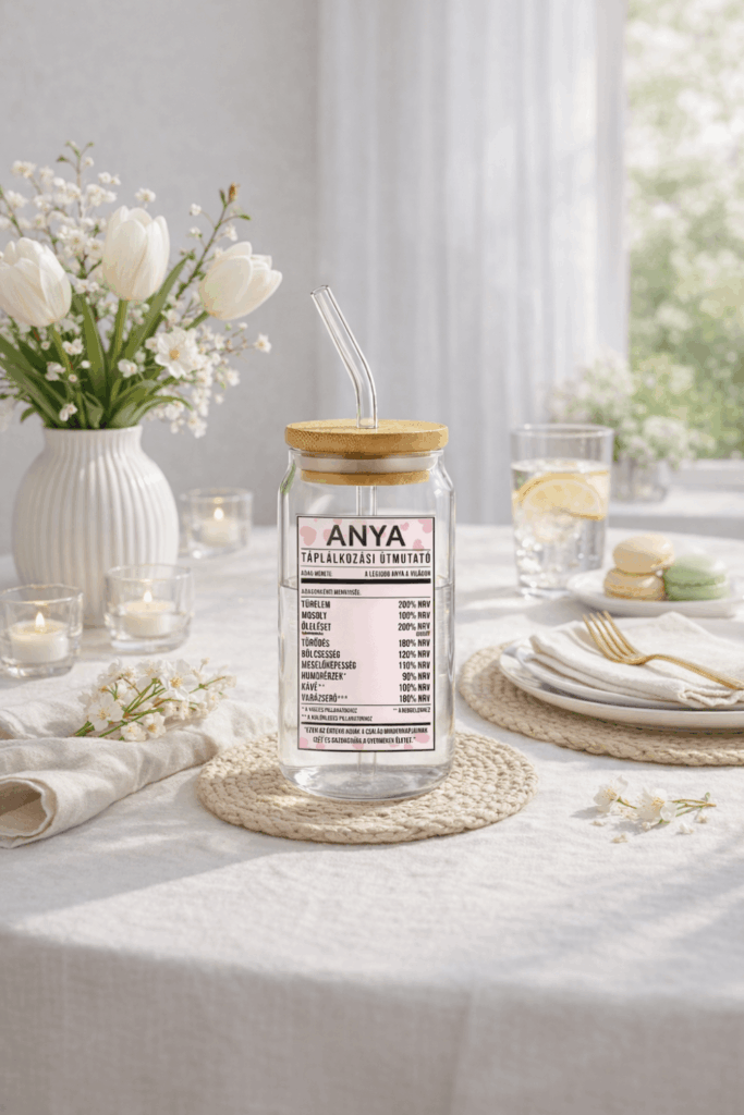 ANYÁK NAPI AJÁNDÉK KÉSZÍTÉS – 3 EGYSZERŰ DIY ÖTLET GYEREKEKNEK - anya feliratos egyedi pohár