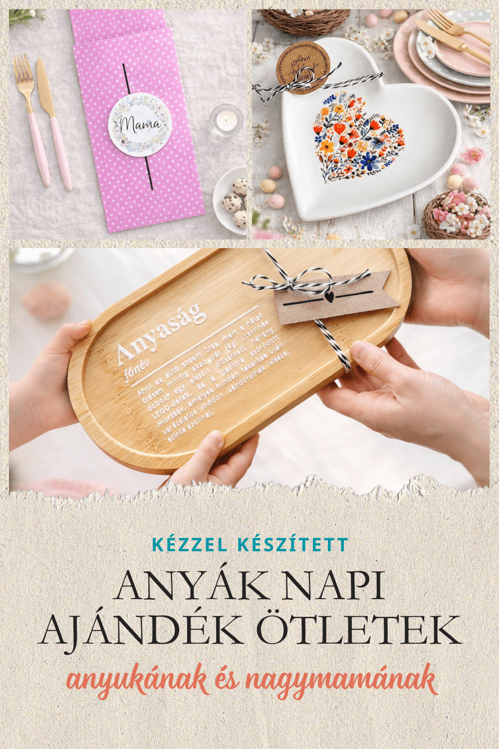 ANYÁK NAPI AJÁNDÉK ÖTLETEK – 3 KÉZZEL KÉSZÍTETT AJÁNDÉK MAMÁKNAK ÉS ANYUKÁKNAK