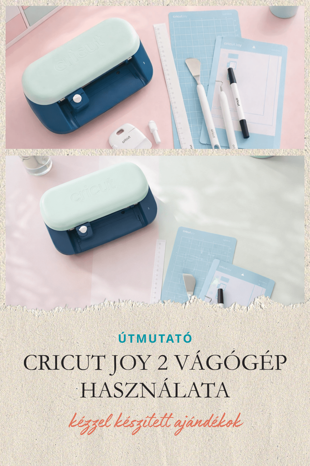 CRICUT JOY 2 VÁGÓGÉP HASZNÁLATA – KÉZZEL KÉSZÍTETT AJÁNDÉKOK EGYSZERŰEN