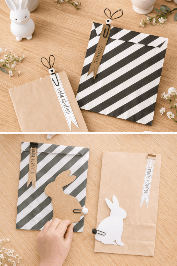 KREATÍV ÖTLETEK GYEREKEKNEK – NYUSZIS GÉMKAPOCS HÚSVÉTI AJÁNDÉKCSOMAGHOZ