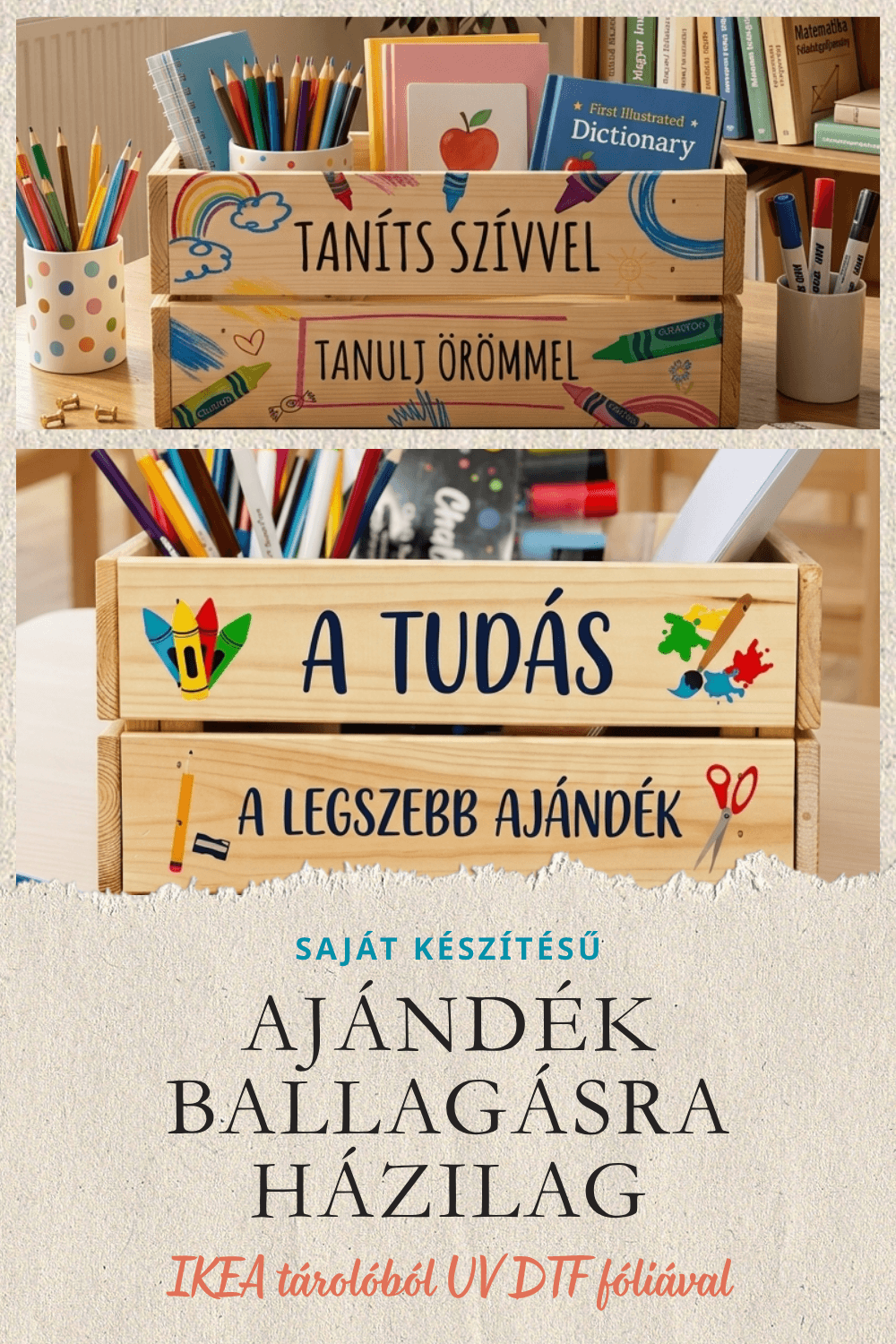 AJÁNDÉK BALLAGÁSRA HÁZILAG TÖLTS MEG EGY IKEA FA TÁROLÓT SZEMÉLYRE SZABOTT MEGLEPETÉSEKKEL
