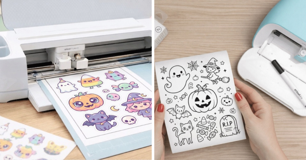 Halloween dekoráció házilag - Saját készítésű matricák