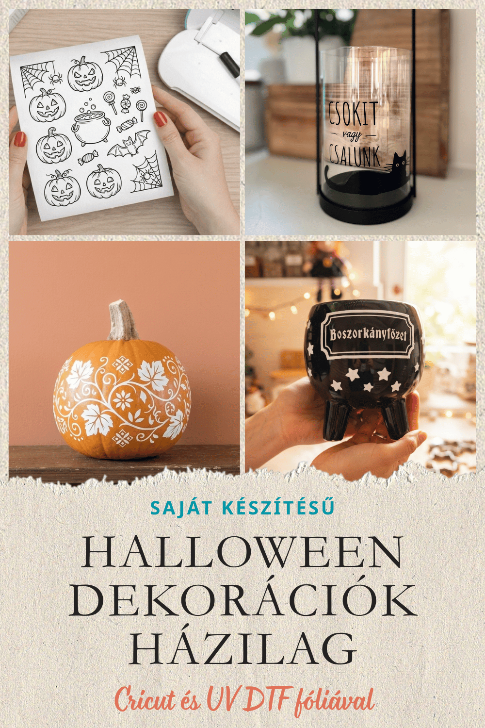 HALLOWEEN DEKORÁCIÓ HÁZILAG – 5 VIDÁM, KEZDŐBARÁT ÖTLET
